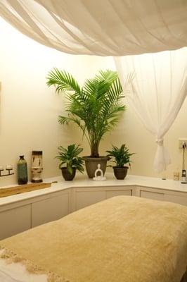 Spa area where Massage, Facials and Acupressure restore your senses.