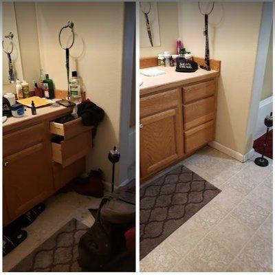 Before and After Bathroom