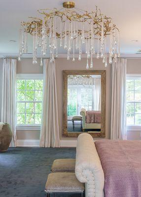 New Canaan, CT Main Bedroom | Photography by Modern Media