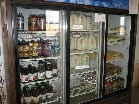 raw milk, fresh cheeses and speciality drinks