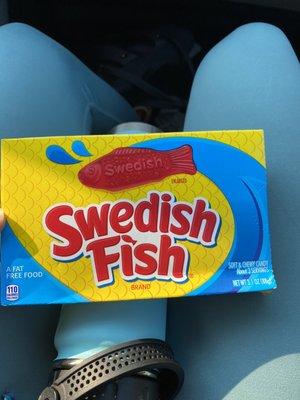 Very good swedish fish do NOT get mini ones they are gross.