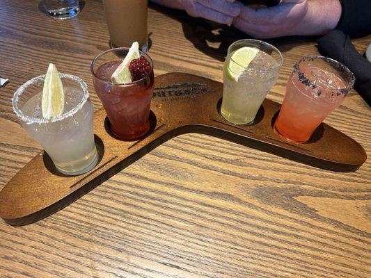 Boomerang margarita flight