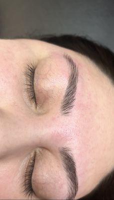 After: eyebrow wax ( clean up )