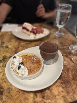 CREME BRULEE & Chocolatw Hazelnut Gelato