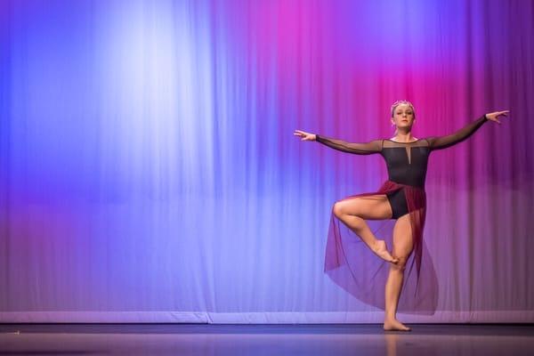 Pre-Professional Dancer Olivia performing a Contemporary Ballet solo.