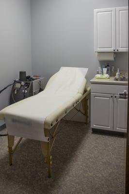 You'll find that our treatment rooms are comfortable.