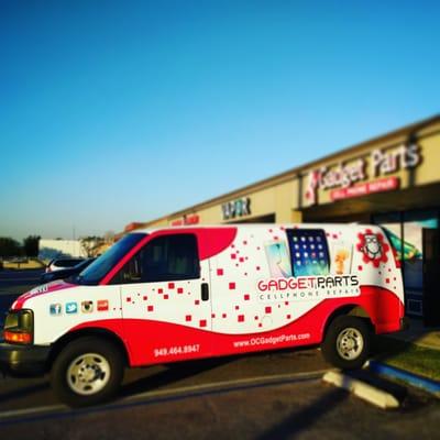 Look for our new cargo van on the street