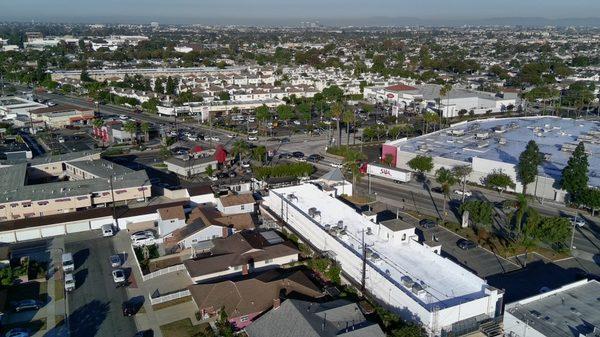 14,000 sqft plaza -  flat roof coating Torrance Ca