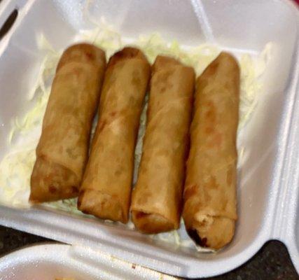 V spring rolls ( 2 orders)