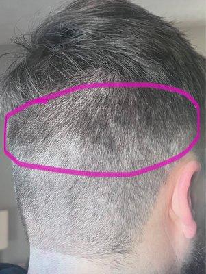 Uneven fade