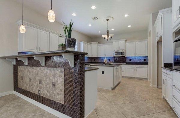 Stunning kitchen. Sold less than a week for top dollar with multiple offers.