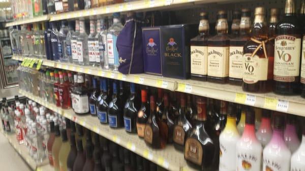 The good stuff in the liquor store