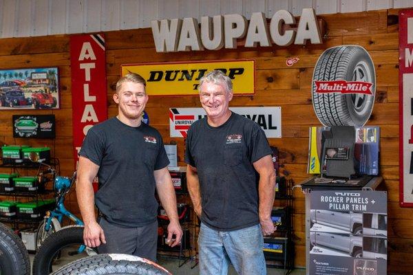 C&J Tire and Exhaust is a family-owned and operated auto repair shop that has been servicing the Waupaca, Wisconsin community!