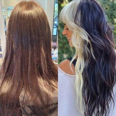 I-tip extensions + color by Ashleah