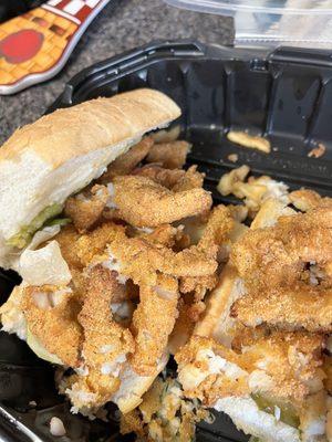 Catfish poboy