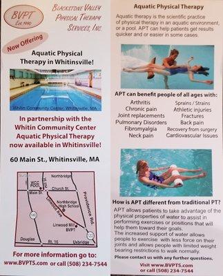 Aquatic physical therapy - who knew!