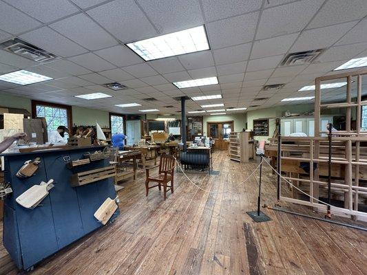 Woodworking shop