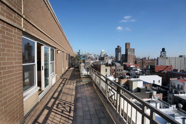 Sun Flooded Penthouse TERRACE at Soho Court, 301 Elizabeth Street.