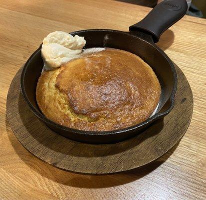 Cornbread with honey butter...yum!