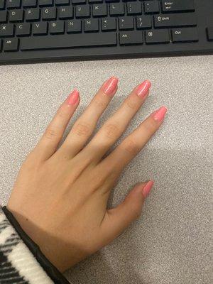 My manicure (color is pink champagne)