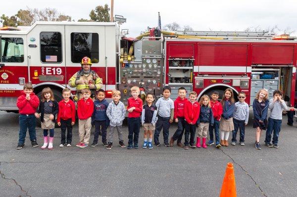 Thanks for stopping by El Toro Fire Department and teaching us all about safety.