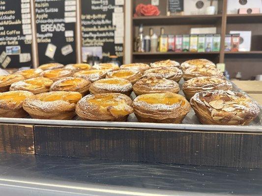 Pear almond tart