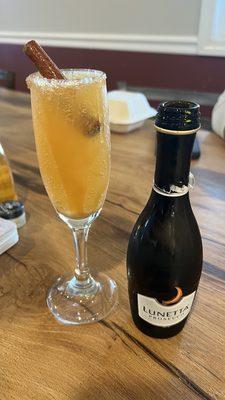 Apple cider mimosa special will change ya life