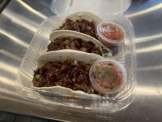 Beef Brisket Taco.So fresh and delicious!