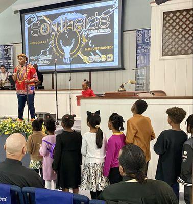 Sister Leah and Children Church