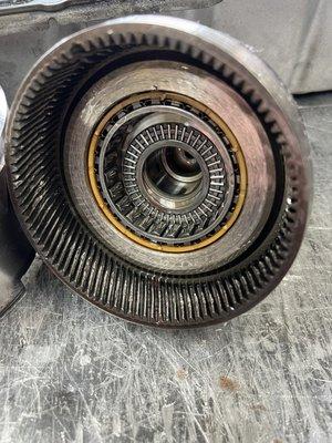 Damaged transmission part