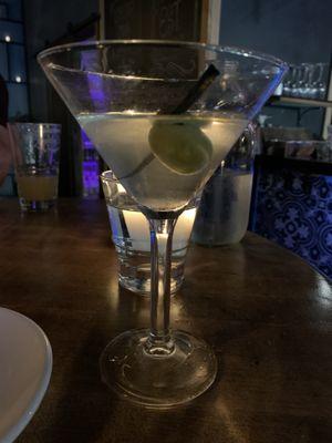 Dirty Martini, Perfect.