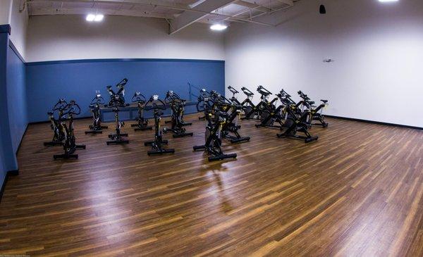 Large cycling room