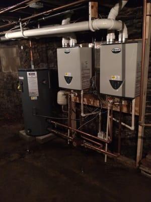 Tankless water heating units!