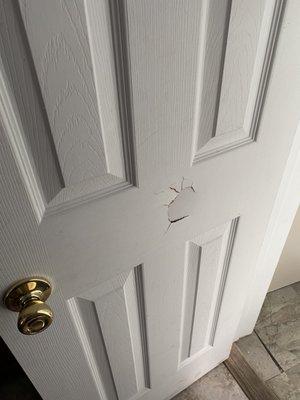 Hole in the door