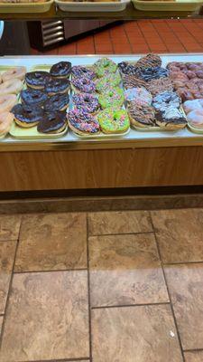 Some of the doughnut selection