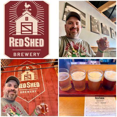 Beer flight and taproom