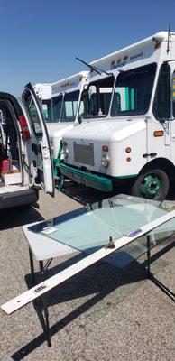 We offer emergency ON-SITE glass cutting option