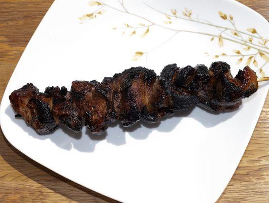 Bbq pork skewer