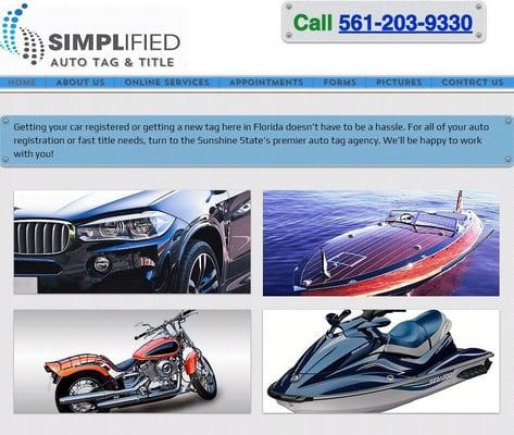 Get your car registered online through our website and save your time standing in line at the DMV!!
www.simplifiedautotag.com