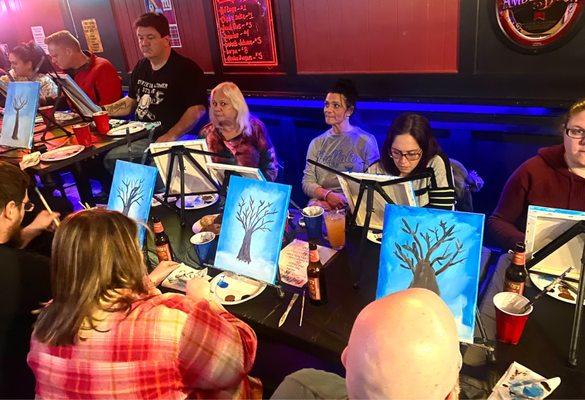 Paint night fun 2022