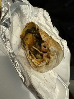 Southwest burrito