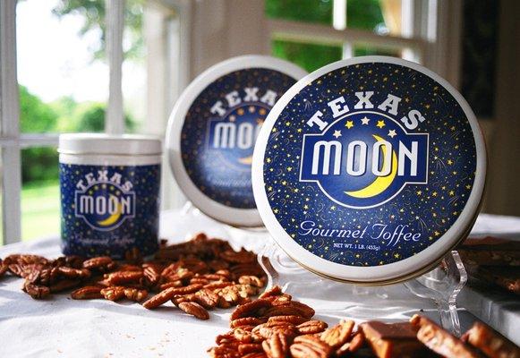 There's nothing like the crunchy, buttery taste of Texas Moon Gourmet Toffee.