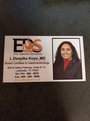 Dr. Deepika Koya