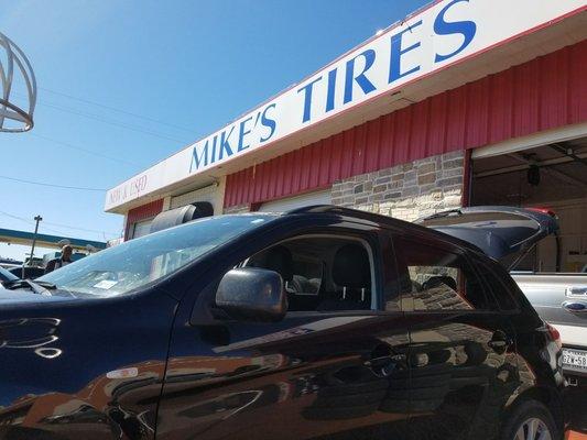 The only place in Dallas that I would go to get my tires, fixed,switched, or tweeked!