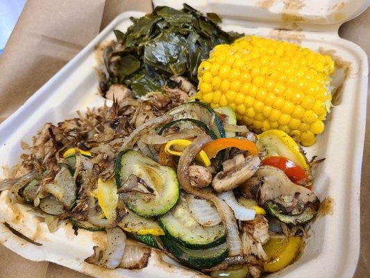 Sundays: Caribbean Jerk Jackfruit Plate $20 (your choice of two sides)