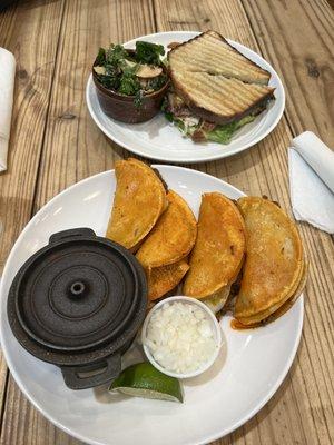 Birria Tacos (4pc) and Turkey Melt 2.0