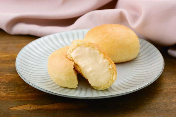 Delicious Hattendo Cream Buns from Hiroshima, Japan.