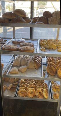 Large variety of fresh baked pan dulce, quesadillas, cookies, and pastries!!