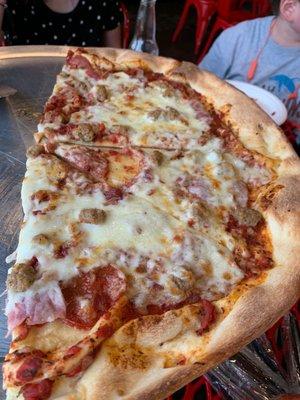 Meat lovers pizza