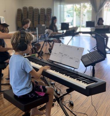 Piano Express summer camp at Halecrest was a blast!  Year round group piano classes now available!